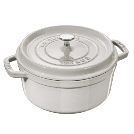 Garnek żeliwny okrągły STAUB 40501-409-0 - biała trufla 1.7 ltr
