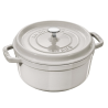 Garnek żeliwny okrągły STAUB 40501-409-0 - biała trufla 1.7 ltr