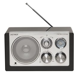 Radio w eleganckim stylu Denver TR-61 czarny