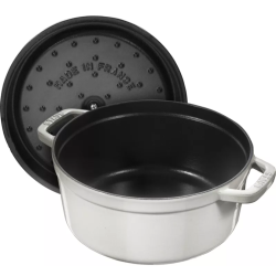 Garnek żeliwny okrągły STAUB 40501-409-0 - biała trufla 1.7 ltr