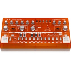 Behringer TD-3-TG Syntezator linii basowej pomarańczowy przeźroczysty