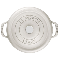 Garnek żeliwny okrągły STAUB 40501-409-0 - biała trufla 1.7 ltr