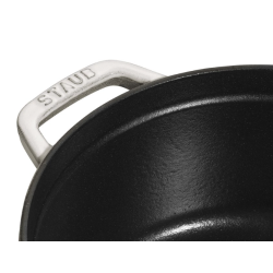 Garnek żeliwny okrągły STAUB 40501-409-0 - biała trufla 1.7 ltr