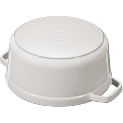 Garnek żeliwny okrągły STAUB 40501-409-0 - biała trufla 1.7 ltr
