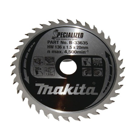 Makita B-33635 ostrze do piły tarczowej 13,6 cm 1 szt.