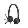 Logitech H340 USB Computer Headset Zestaw słuchawkowy Przewodowa Opaska na głowę Biuro/centrum telefoniczne USB Typu-A Czarny
