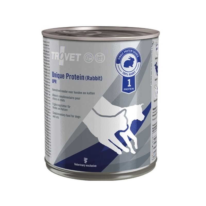 Trovet UPR Unique Protein królik dla psa,kota 800g