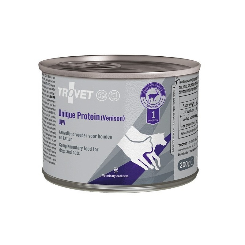 Trovet UPV Unique Protein dziczyzna pies/kot 200g