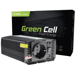 GREEN CELL PRZETWORNICA INV03DE 12V - 230V 500W/1000W MODYFIKOWANA SINUSOIDA