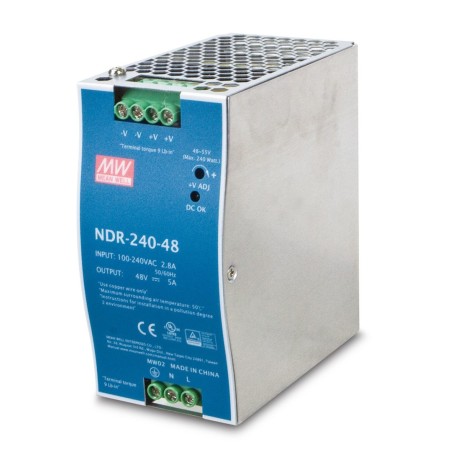 PLANET PWR-240-48 moduł zasilaczy 240 W Niebieski, Szary