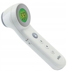 Termometr bezdotykowy Braun Age Precision BNT400 (Bezdotykowy, Pomiar kontaktowy kolor biały)