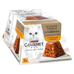 PURINA GOURMET REVELATIONS Kurczak w galaretce 2X57g