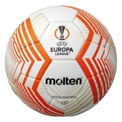 Piłka nożna Molten Fifa Official UEFA Europa League Acentec biało-pomarańczowa F5U5000-23