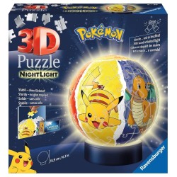 RAV puzzle 3D Kula ?wiecšca 72 Pokemon 11547