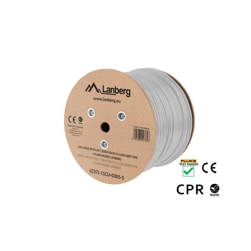 Lanberg LCS7L-11CU-0305-S kabel sieciowy Biały 305 m Cat7 S/FTP (S-STP) Lanberg LCS7L-11CU-0305-S kabel sieciowy Biały 305 m Cat7 S/FTP (S-STP)