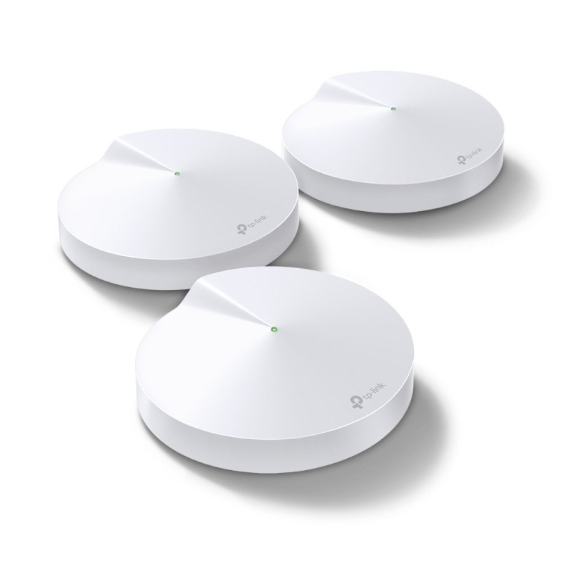TP-Link Deco M5(3-pack) Dual-band (2.4 GHz/5 GHz) Wi-Fi 5 (802.11ac) Biały 2 Wewnętrzne TP-Link Deco M5(3-pack) Dual-band (2.4 GHz/5 GHz) Wi-Fi 5 (802.11ac) Biały 2 Wewnętrzne