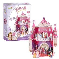 Puzzle 3D Princess Birthday Party Przyjęcie urodzinowe w zamku 21622 DANTE