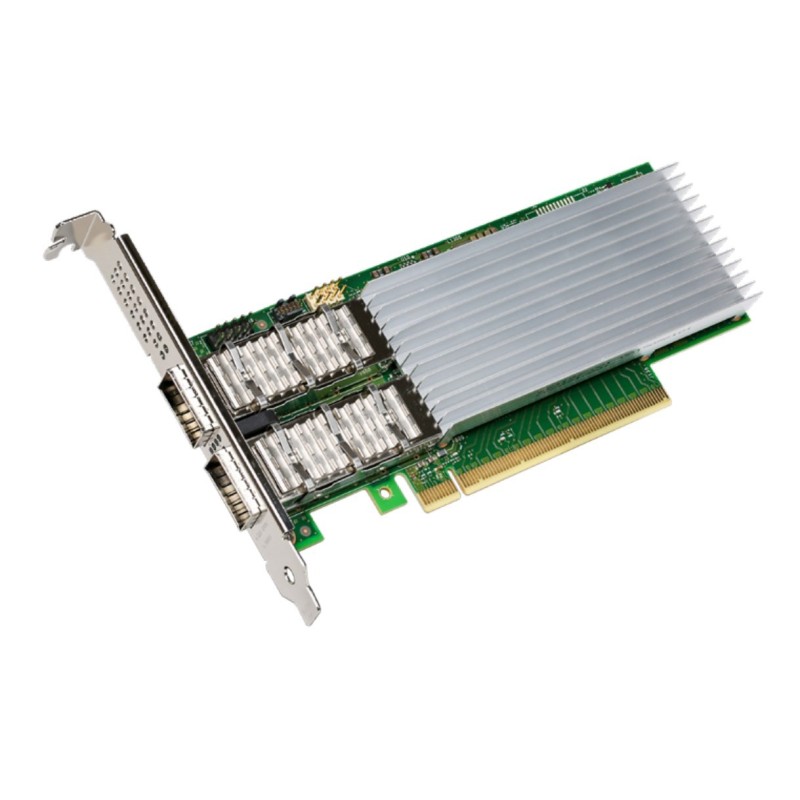 Intel Ethernet Network Adapter E810-CQDA2 Wewnętrzny Włókno 100000 Mbit/s Intel Ethernet Network Adapter E810-CQDA2 Wewnętrzny Włókno 100000 Mbit/s