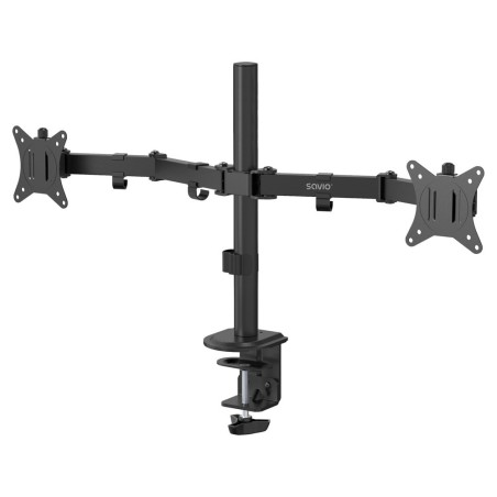 SAVIO PODWÓJNY UCHWYT BIURKOWY NA MONITORY 17" - 32" 2X 2 - 9 KG UM-03