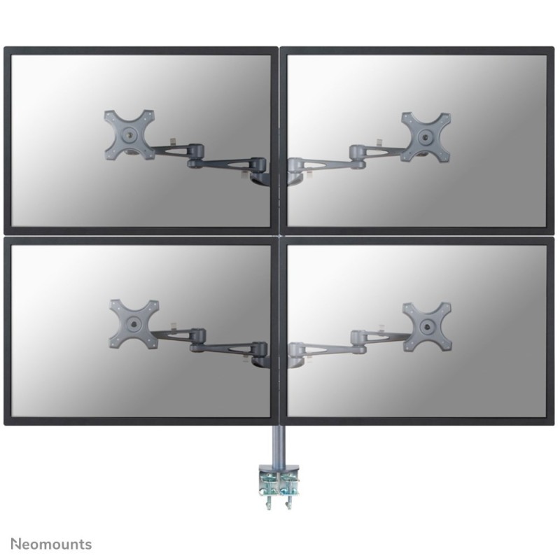 Neomounts FPMA-D935D4 uchwyt / stojak do monitorów 68,6 cm (27") Biurko Srebrny Neomounts FPMA-D935D4 uchwyt / stojak do monitorów 68,6 cm (27") Biurko Srebrny