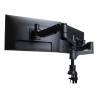 Uchwyt do monitorów R-Go Tools R-Go Monitorarm 0"-32" 2TFT Max.9KG Caparo 4 Gasfeder sidabrinis