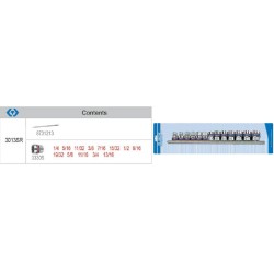 KT KPL.NASADEK 3/8" 13cz. KRÓTKIE 12-KĄT CALOWE 1/4"-13/16"...