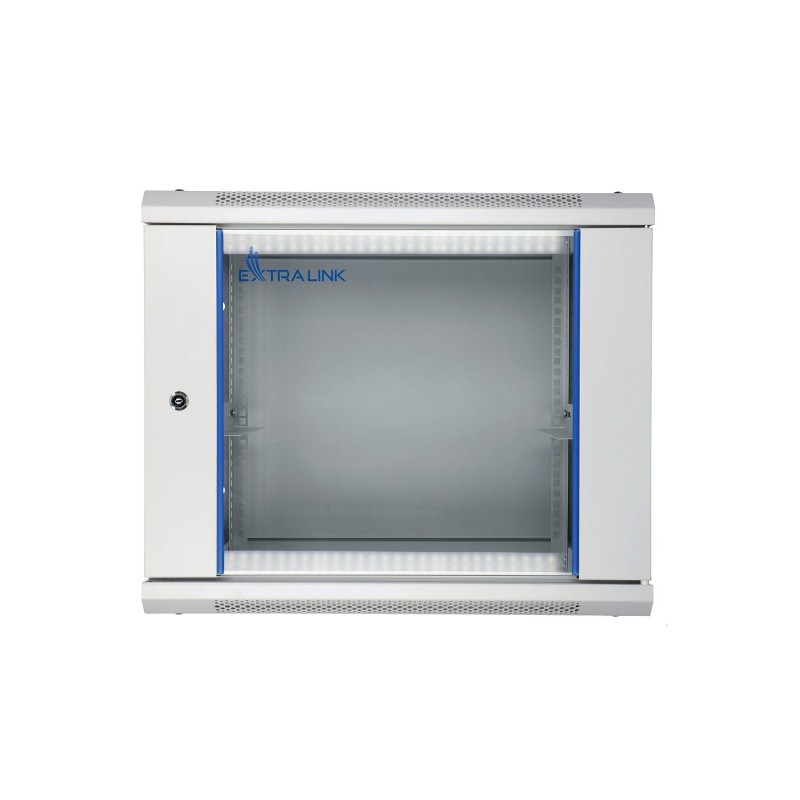 Extralink 9U 600x450 Szara | Szafa rack | montowana na ścianie