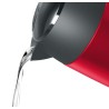 Bosch | Czajnik | DesignLine TWK3P424 | Elektryczny | 2400 W | 1,7 l | Stal nierdzewna | Podstawa obrotowa 360° | Czerwony