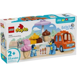 Lego 10458 Bluey - Wyprawa po lody z Blue