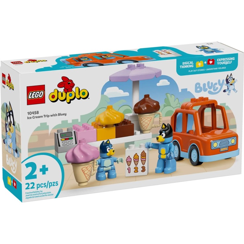 Lego 10458 Bluey - Wyprawa po lody z Blue Lego 10458 Bluey - Wyprawa po lody z Blue