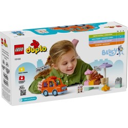 Lego 10458 Bluey - Wyprawa po lody z Blue