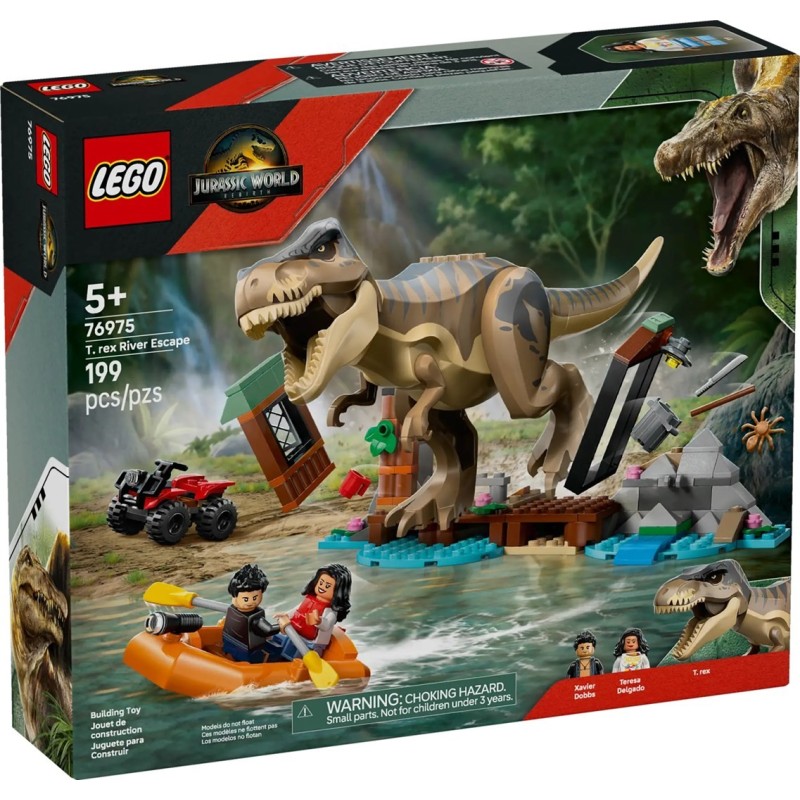 Lego 76975 Jurassic World - Ucieczka rzeką przed tyranozaurem Lego 76975 Jurassic World - Ucieczka rzeką przed tyranozaurem