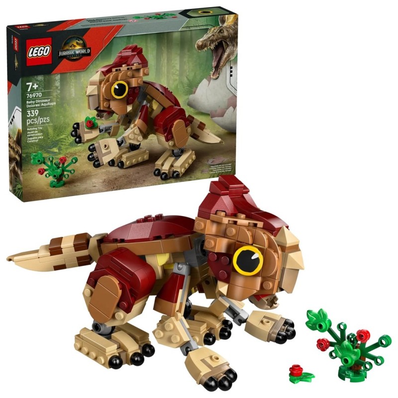 Lego 76970 Jurassic World - Mały dinozaur Dolores: aquilops Lego 76970 Jurassic World - Mały dinozaur Dolores: aquilops
