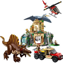 Lego 76976 Jurassic World - Powietrzna misja z kecalkoatlem i spinozaurem