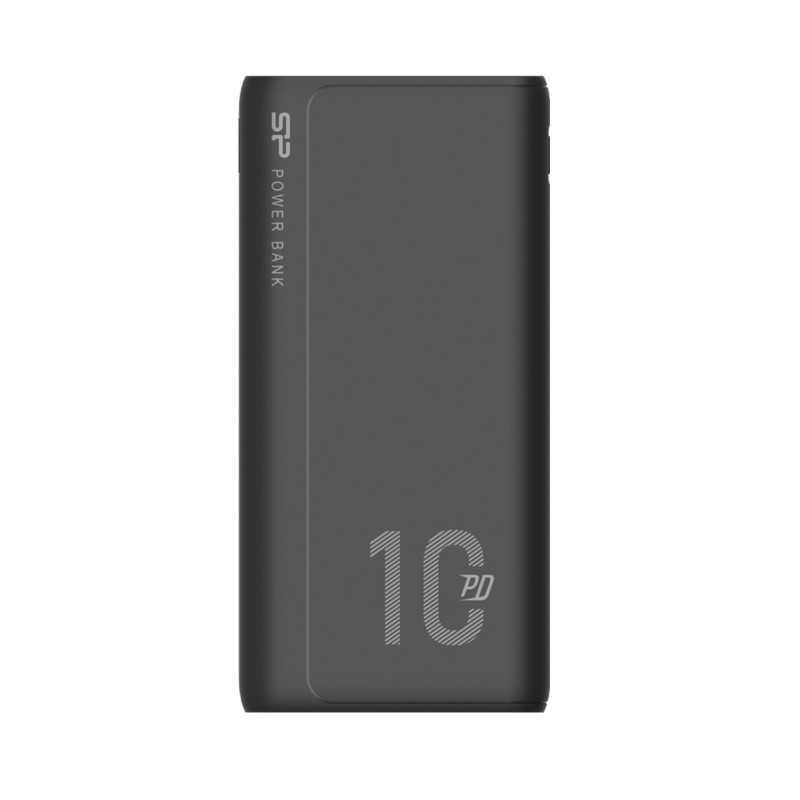 Powerbank Silicon Power QP15 10000mAh QC3.0+PD 2xUSB A, 1x mUSB + 1x USB C, czarny Powerbank Silicon Power QP15 10000mAh QC3.0+PD 2xUSB A, 1x mUSB + 1x USB C, czarny