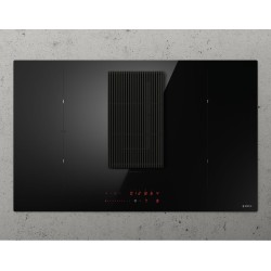Elica NikolaTesla Prime S, Czarny, Wbudowany, 83 cm, Płyta indukcyjna strefowa, Szkło hartowane, 4 strefa