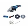 BOSCH.SZLIFIERKA KĄT. 230mm/2400W GWS 24-230 P WŁ. ŁOPATKOWY