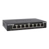 NETGEAR GS308-300PES łącza sieciowe Nie zarządzany L2 Gigabit Ethernet (10/100/1000) Czarny