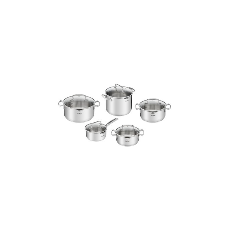 Zestaw garnków TEFAL Duetto+ 10 elem. G719SA74 Zestaw garnków TEFAL Duetto+ 10 elem. G719SA74