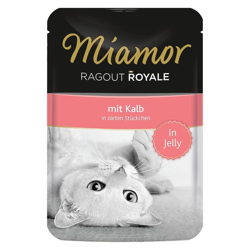 MIAMOR Ragout Royale z cielęciną - mokra karma dla dorosłego kota - 100 g