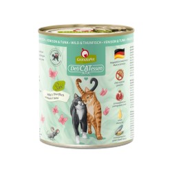 GranataPet DeliCatessen dziczyzna i tuńczyk karma mokra dla kota 800g