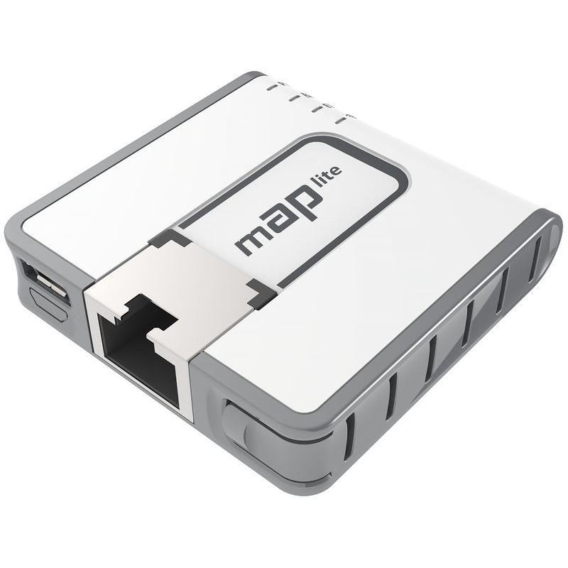 Router Mikrotik mAP lite w kolorze białym z obsługą PoE Router Mikrotik mAP lite w kolorze białym z obsługą PoE