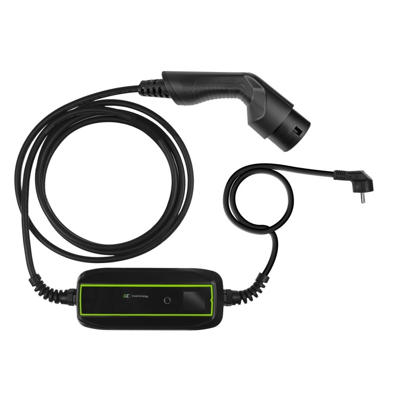Green Cell EV16 stacja ładowania pojazdów elektrycznych Czarny 1 Wbudowany wyświetlacz LCD Green Cell EV16 stacja ładowania pojazdów elektrycznych Czarny 1 Wbudowany wyświetlacz LCD