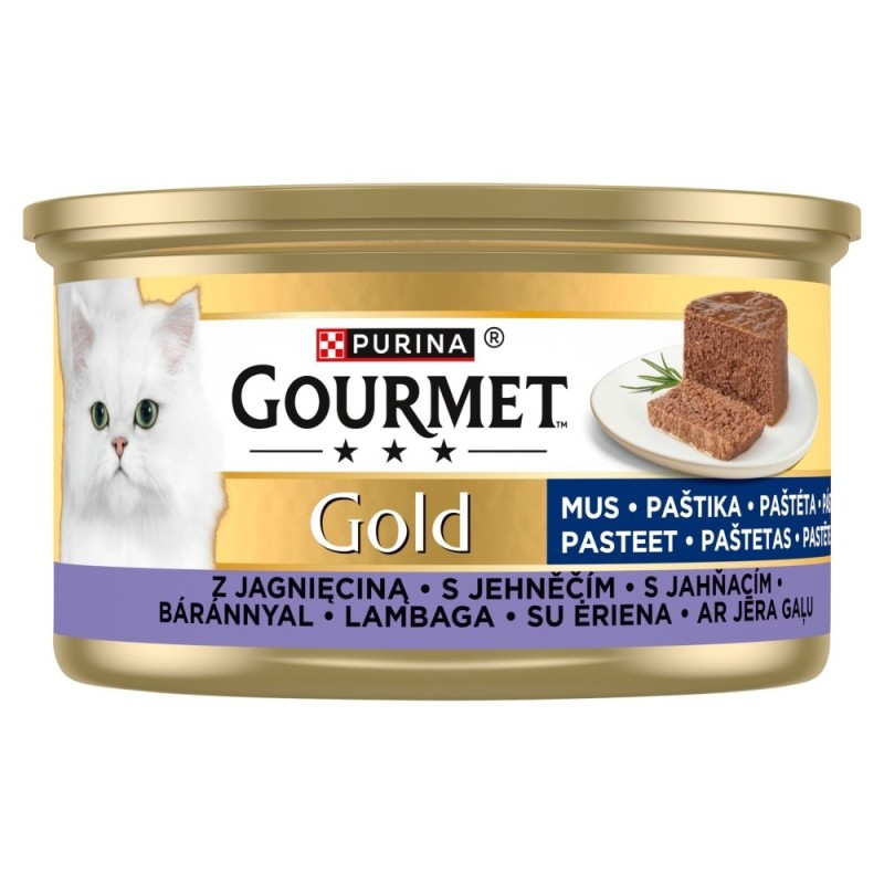 PURINA GOURMET GOLD Mus z jagnięciną 85g PURINA GOURMET GOLD Mus z jagnięciną 85g