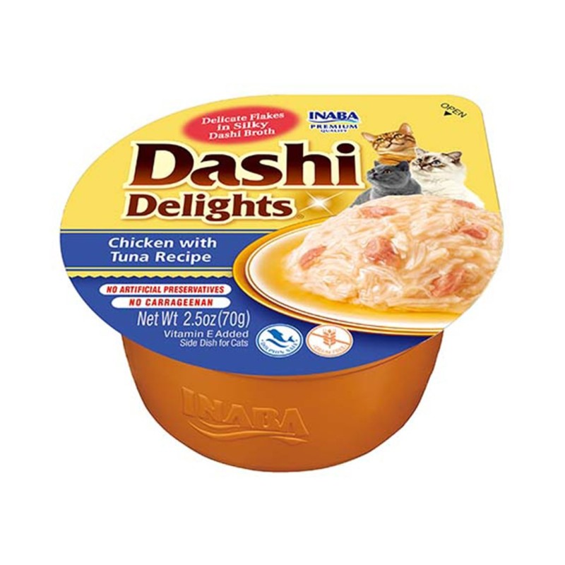 INABA DASHI DELIGHTS Kurczak Tuńczyk 70g bulion dla kota INABA DASHI DELIGHTS Kurczak Tuńczyk 70g bulion dla kota