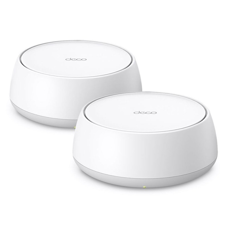 TP-Link DECO BE25(2-PACK) siatkowy system wi-fi Dual-band (2.4 GHz/5 GHz) Wi-Fi 7 (802.11be) Biały Wewnętrzny TP-Link DECO BE25(2-PACK) siatkowy system wi-fi Dual-band (2.4 GHz/5 GHz) Wi-Fi 7 (802.11be) Biały Wewnętrzny