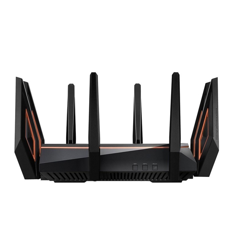 ASUS GT-AX11000 router bezprzewodowy Gigabit Ethernet Tri-band (2.4 GHz/5 GHz/5 GHz) Czarny ASUS GT-AX11000 router bezprzewodowy Gigabit Ethernet Tri-band (2.4 GHz/5 GHz/5 GHz) Czarny