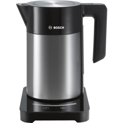 Bosch TWK7203 czajnik elektryczny 1,7 l 1850 W Czarny, Stal nierdzewna
