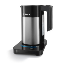 Bosch TWK7203 czajnik elektryczny 1,7 l 1850 W Czarny, Stal nierdzewna