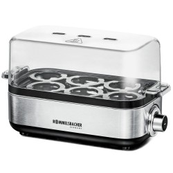 Jajowar Rommelsbacher ER 600 6 jaj 400 W Stal nierdzewna, Przezroczysty